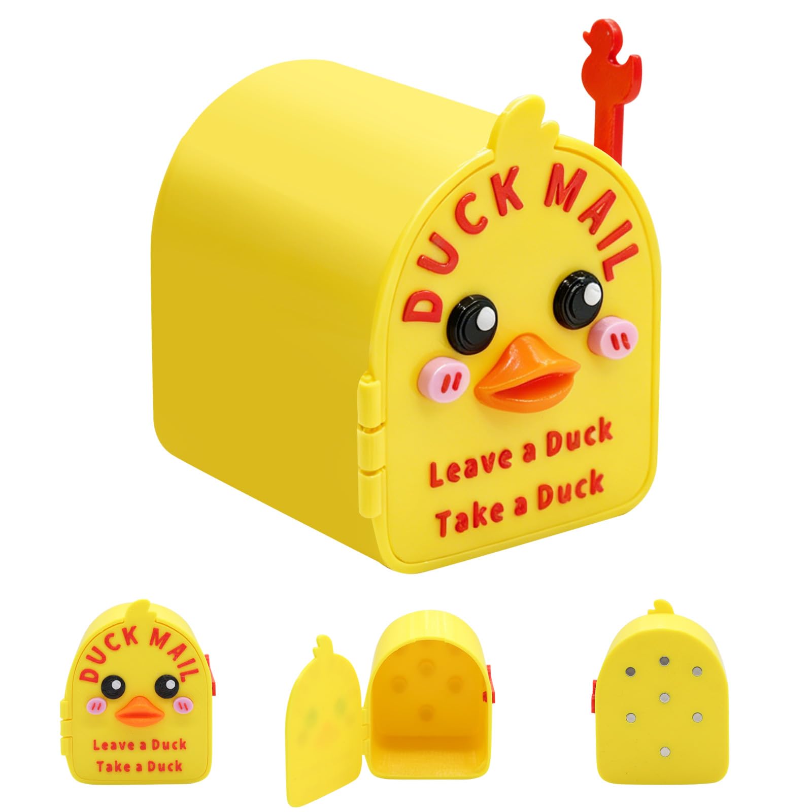 12 Pcs Duck Magnets for Cruise Door Decoration Funny Summer Duck Cruise Fridge