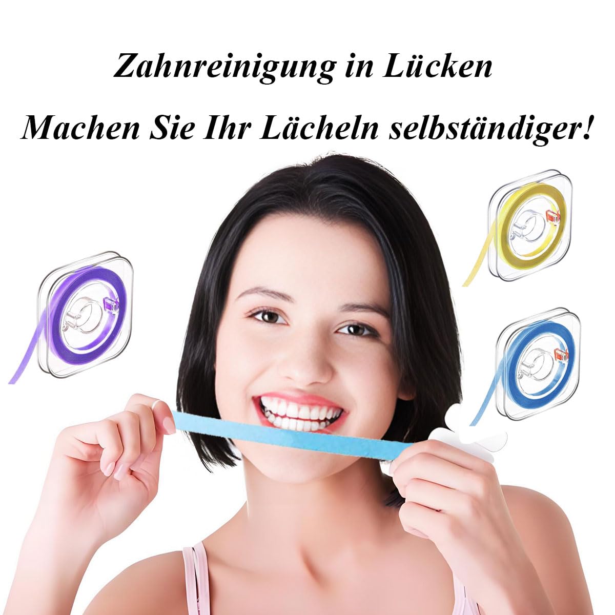 Zahn Schleifpapier 3 Bände Dental Polierstreifen Zahnschleifpapier für Zwischenräume Zahnband 4mm x 6m Zahnsteinentferner Mensch Für die Tiefenreinigung Der Mundhygiene