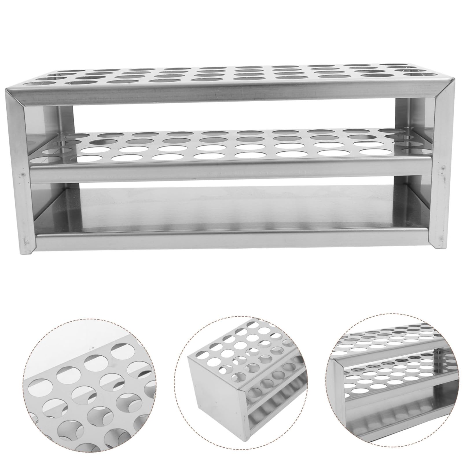 iplusmile 3stücke Laboratory Test Tube Rack Probenröhrchen Für Wiederverwendbar Temperaturbeständig Stabil Und Leicht Zu Reinigen Für Laborexperimente