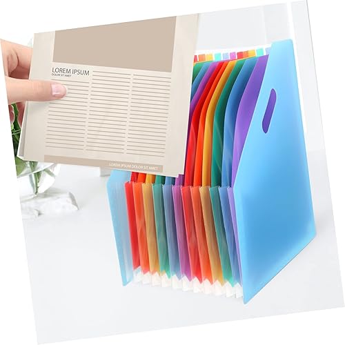 Miniatura 5 de Operitacx Cupón de oficina, almacenamiento ampliable, un auto para la escuela en casa, organizador de recibos expandible, archivos de documentos