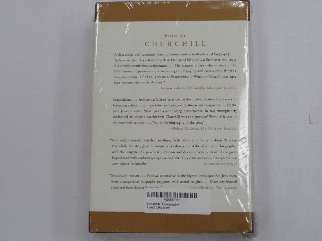 Churchill: A Biography Jenkins, Roy - PT01