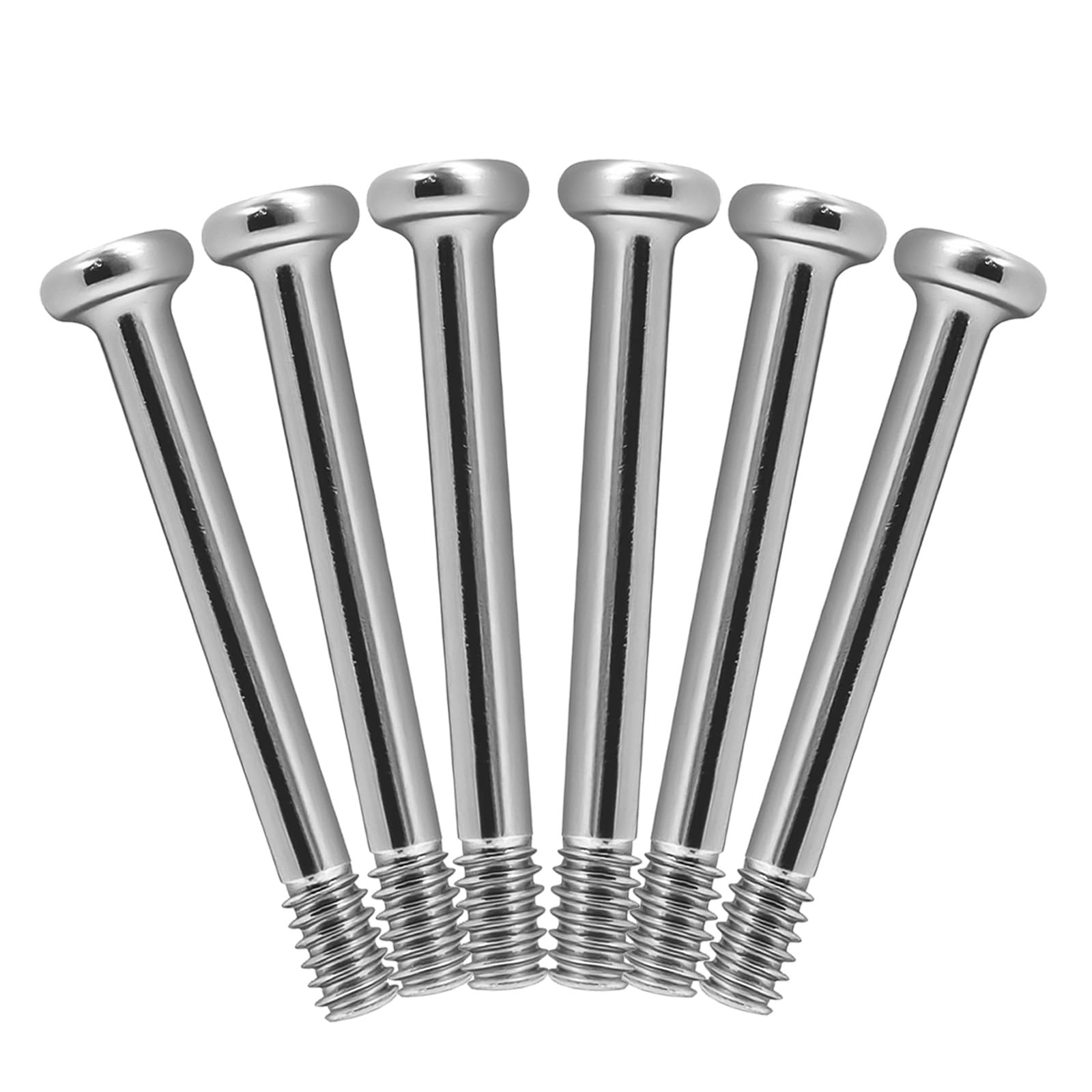 Door Lock Pin Replacement for Emtek, Privacy Lock Push Pin for Bathroom Interior Door Handle, Emtek Door Hardware Parts - 6 Pack,Silver