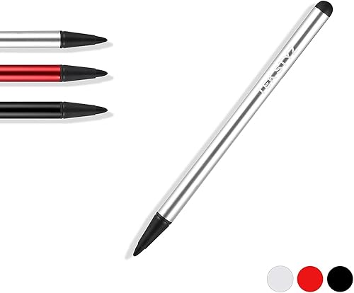 Miniatura 5 de Tek Sty Pro Capacitive Resistive Stylus Universal 2 in 1 Compatible with Your Nothing Ear 1 High Sensitivity & Precision Full Size 3 Pack! (Black