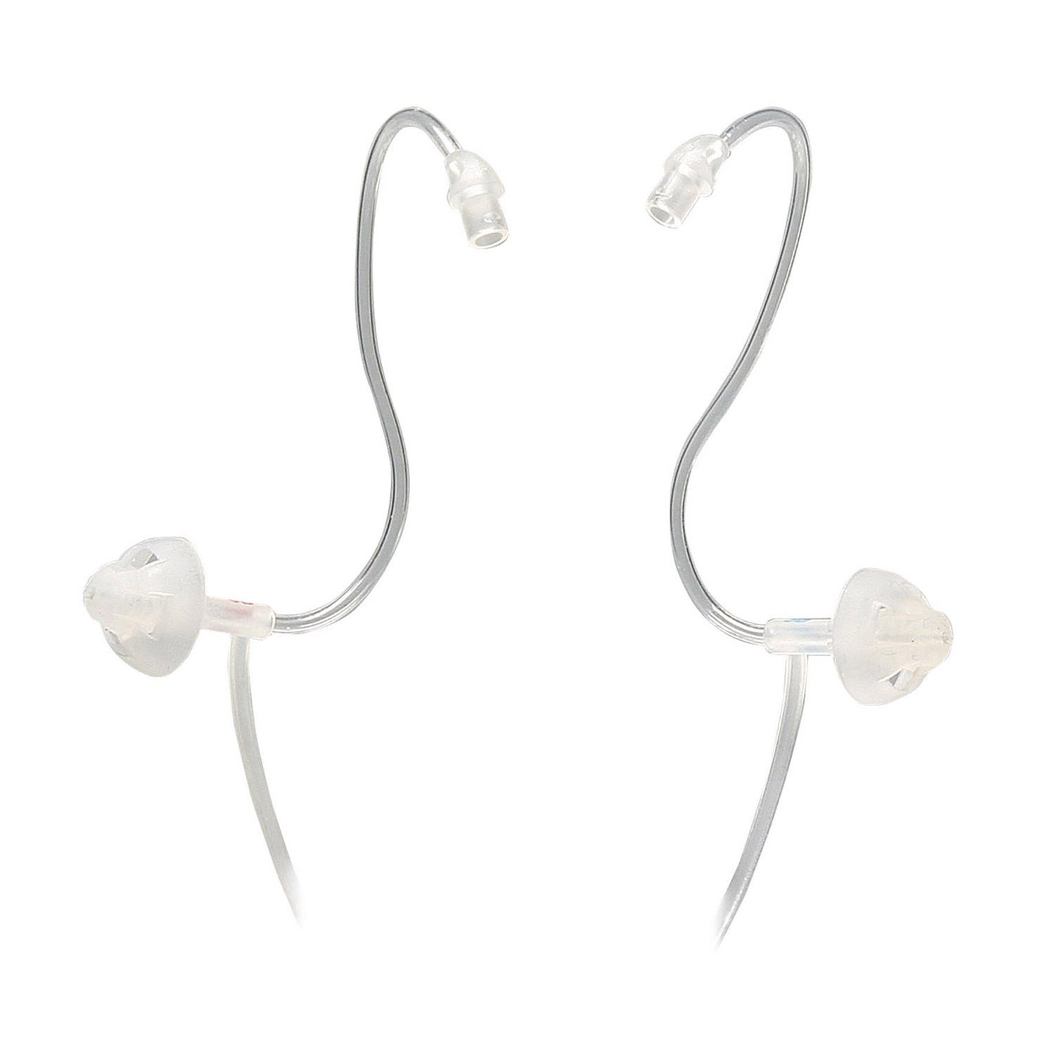 Hearing Aid - Pair Micro Poly Tubes, Men, Medium(Size 2B)
