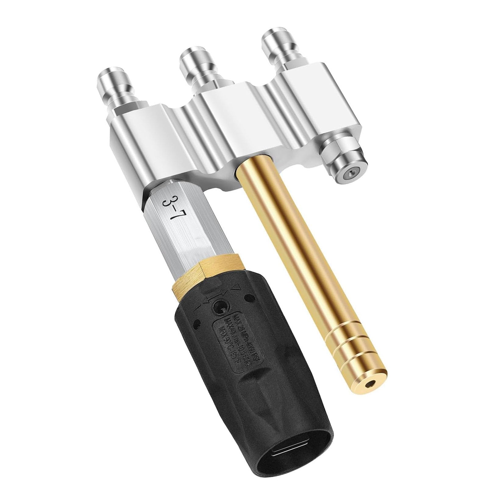 Cocoarm Ugello a Spirale M5, Ugello Spruzzatore a Lunga Portata Ad Alta Pressione in Acciaio Inossidabile per Idropulitrici 1000-4050PSI 3-7GPM