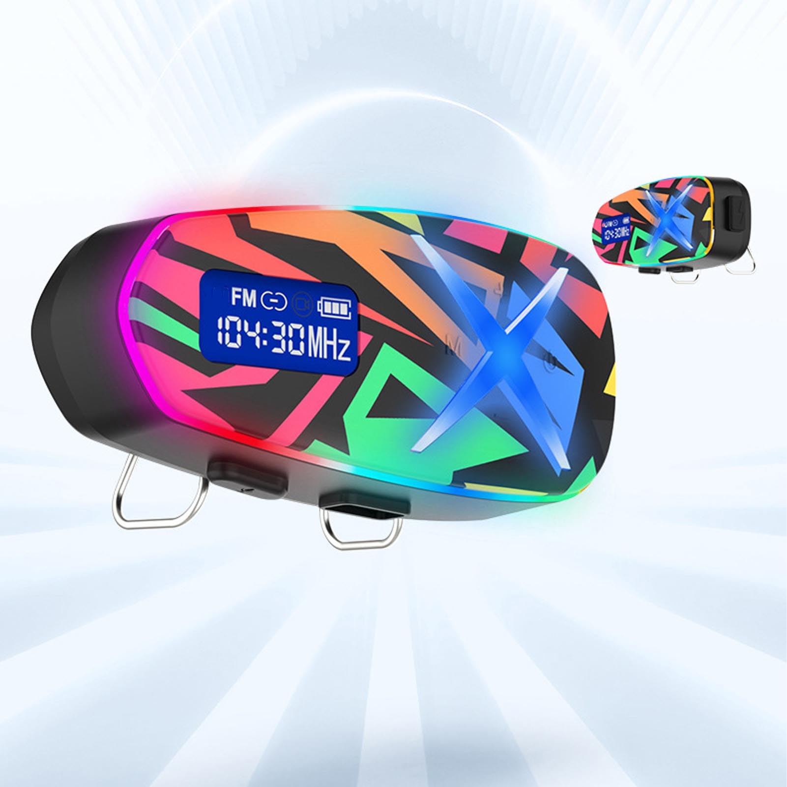 Cuffia Bluetooth per Moto, 40 Ore di Autonomia, per Casco
