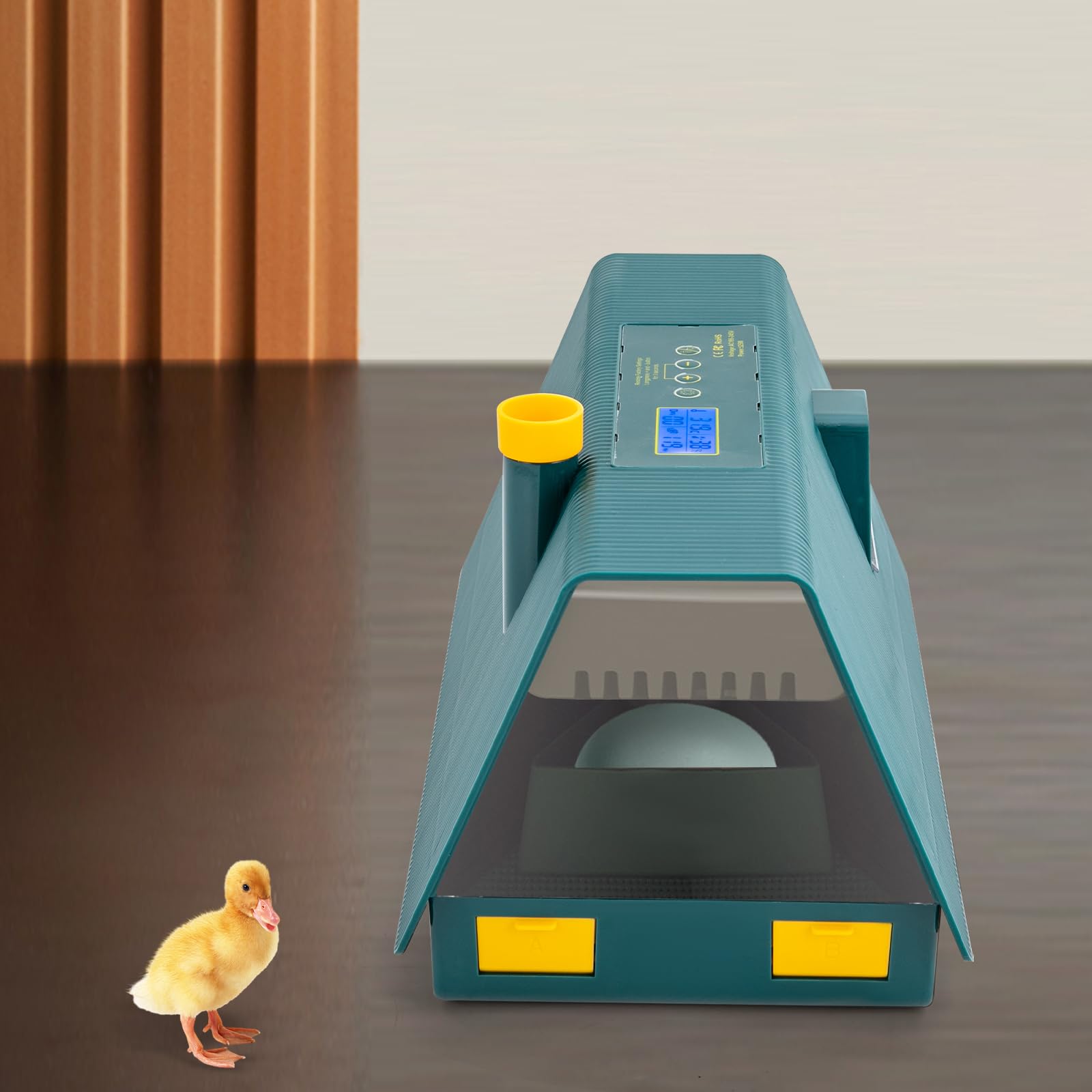 10 Huevos Incubadora de Huevos, Incubadora Automatica, Control de Temperatura y Humedad, para Gallinas, Patos, Codornices, Verde Incubadora Volteo Automatico 30-39.5℃, 29.7*17.6*17Cm