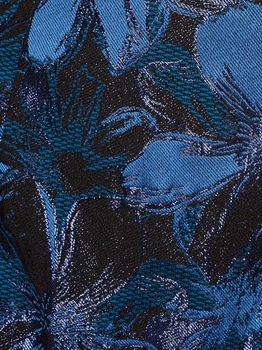 Adrianna Papell Women's Off Shoulder Jacquard Gown3