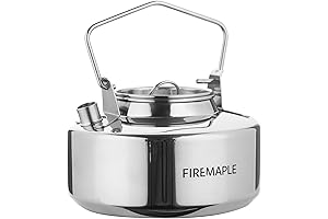 Fire-Maple Antarcti Portable 1 Liter Lightweight Stainless Steel Camping Kettle