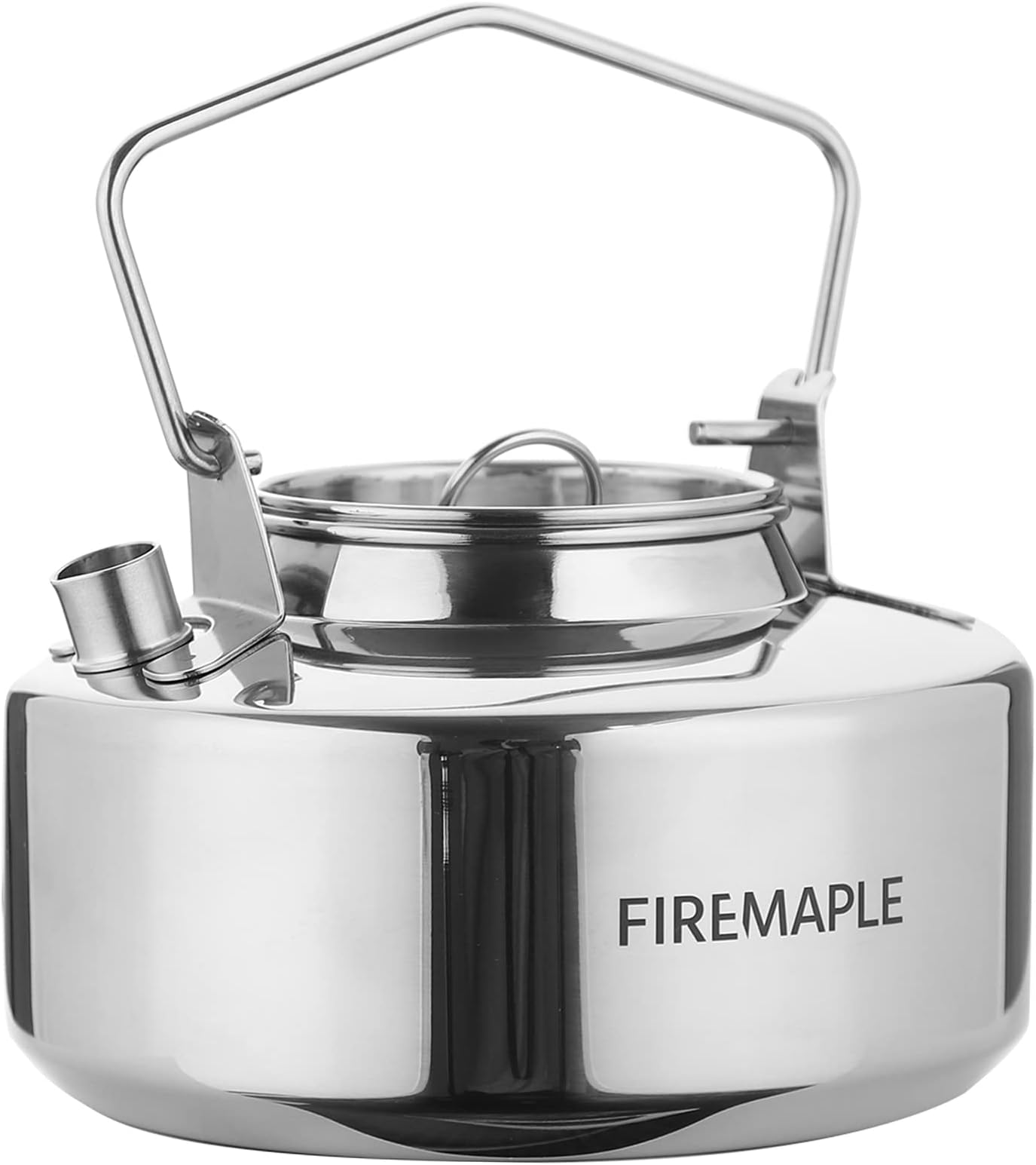Fire-Maple Portable Lightweight Stainless Steel Camping Kettle,1L