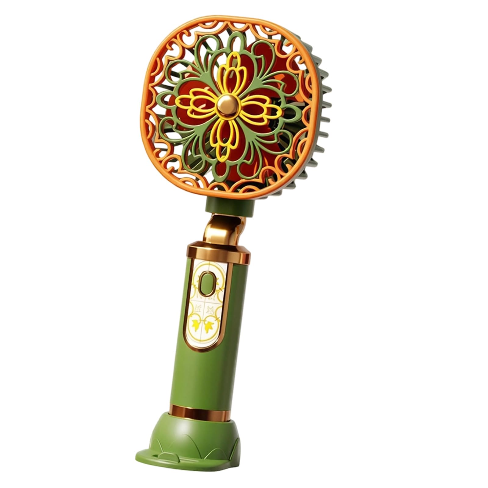 Alksubbm Small Handheld Fan Air Blower with Phone Stand 3 Speed Adjustable Rechargeable for Travel Home Camping Outdoor Small Pocket Fan with Phone Stand Adjustable Speed Rechargeable Home
