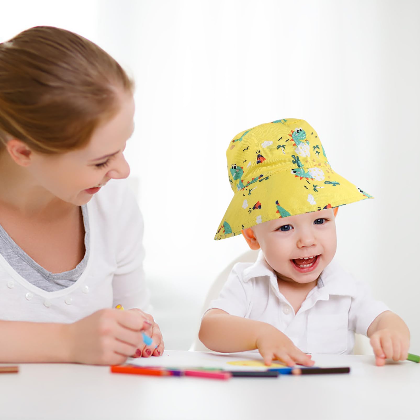 Cappello Capello per Sole kidle The Child Beanie Fisherman Hat Bucket Hat Fisherman cap Tessuto: 100% Cotone; Fodera: 100% Poliestere Yellow