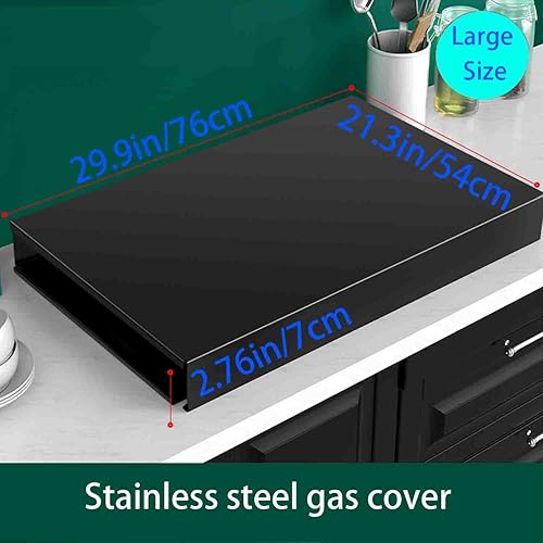 Miniatura 9 de HJJKKH Cubierta superior para estufa de gas, cubiertas para quemadores de estufa, tabla de fideos de acero inoxidable para estufa, fregadero de