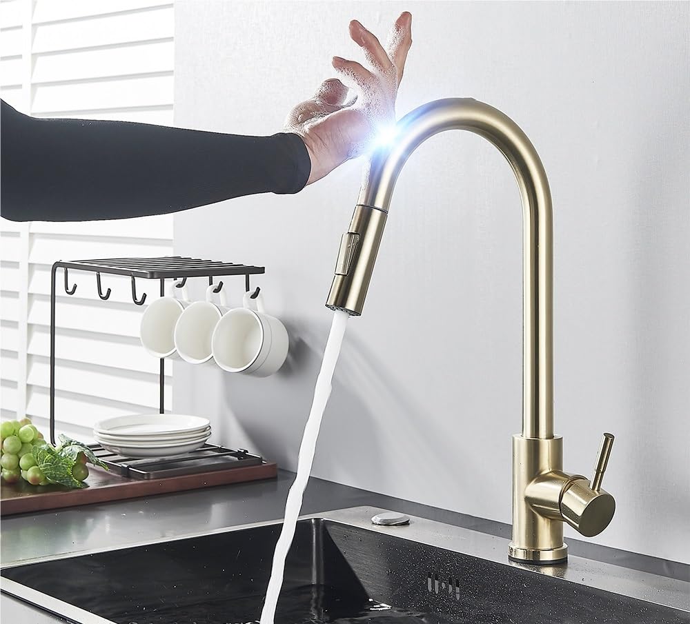 Robinet mitigeur de cuisine à capteur pour simplifier vos recettes