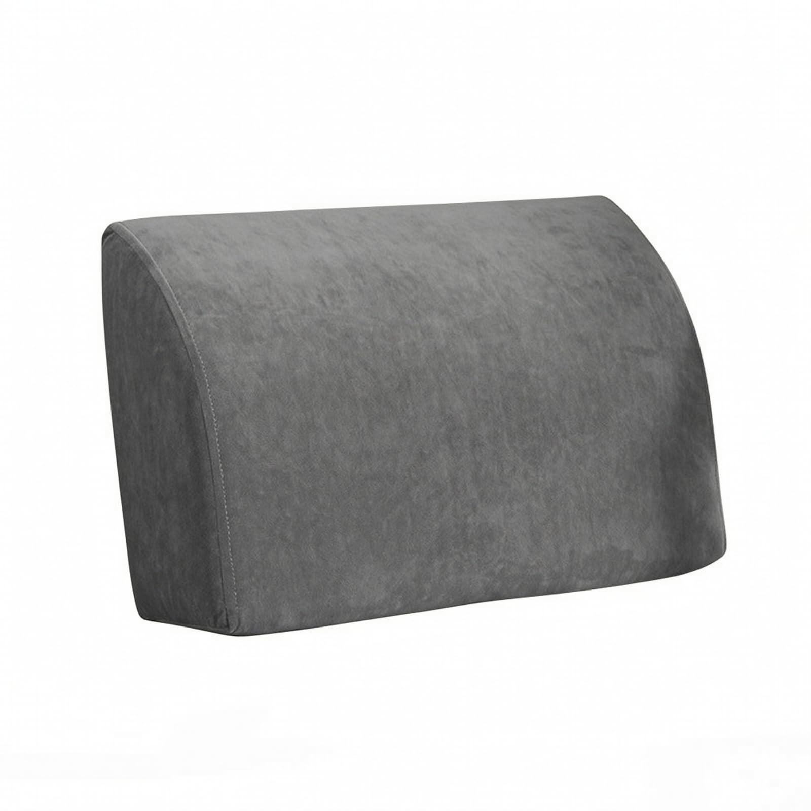 Cuscino da Lettura per Letto Ortopedico, Velvet Dark Gray, Soft 60CM