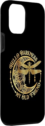 Miniatura 3 de Funda para iPhone 13 Pro Max Hello Darkness My Old Friend - Dragonfly Lover Insects Moon Case