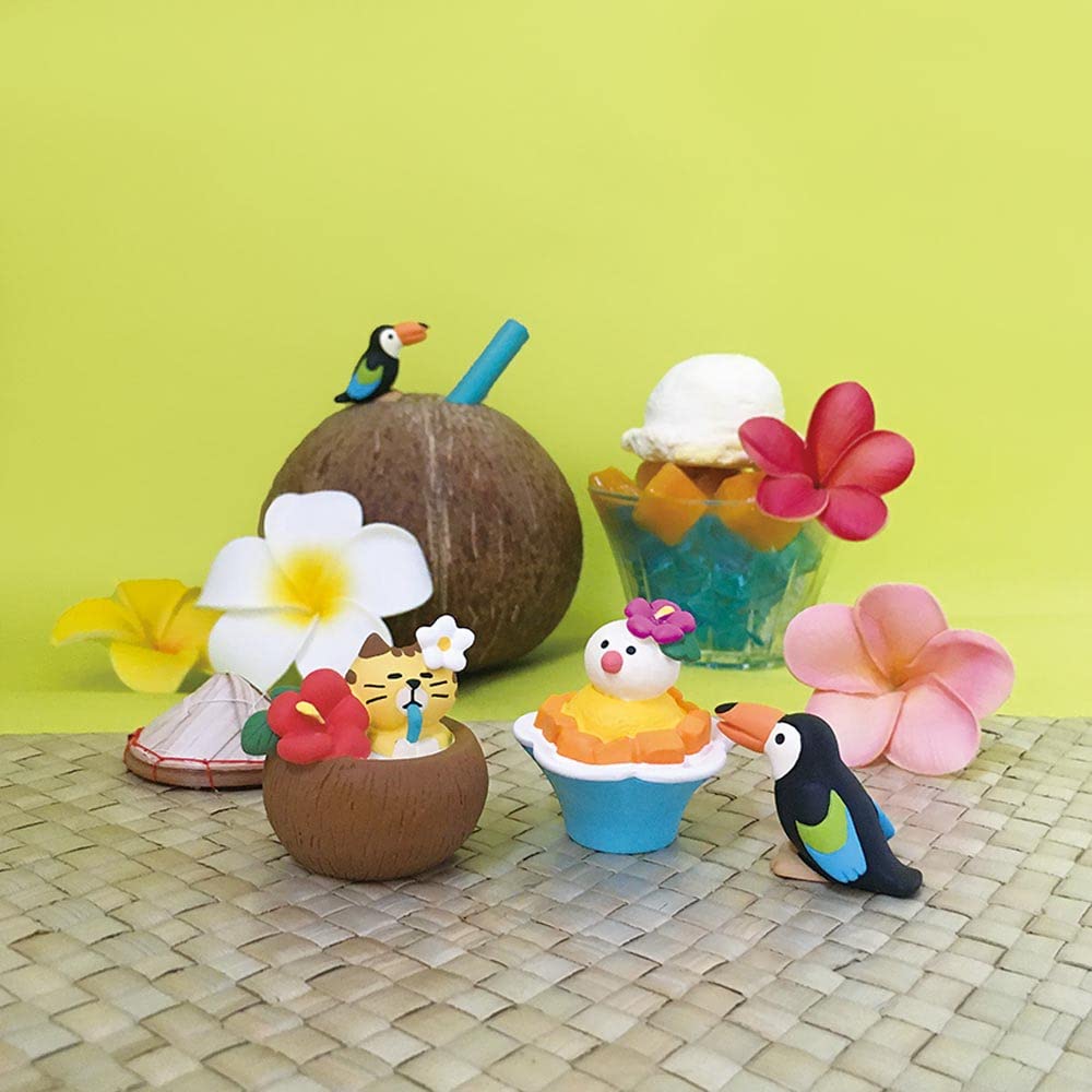 Amazon.co.jp: デコレ(Decole) 文鳥マンゴーかき氷 約φ42×h45mm ZSV