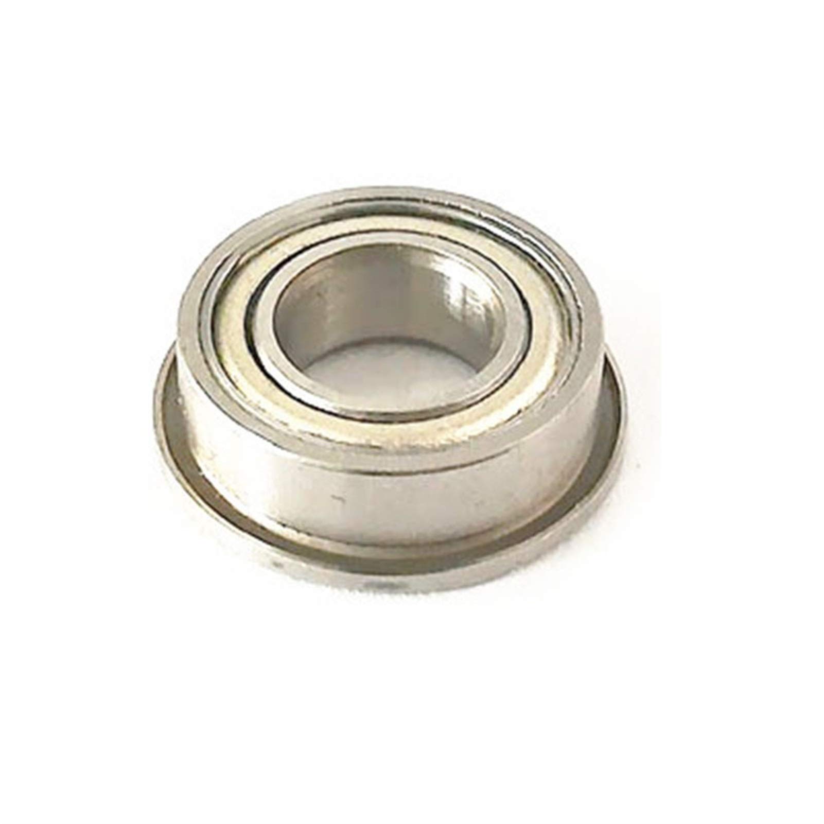 DINGGUANGHE-CUP Flanged Bearings 2pcs MF126ZZ Miniature Flange Bearings MF126-ZZ Bearings 6x12x13.6x4mm Steel Material Industrial Products