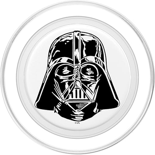 Miniatura 8 de Star Wars Darth Vader Casco negro y blanco  PopSockets Grip y soporte para teléfonos y tabletas, Negro
