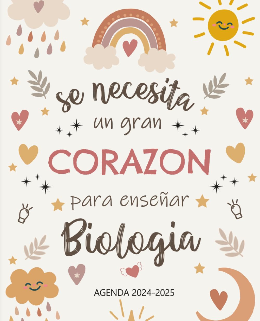 Regalo Profesora Biologia Agenda 2024-2025: Planificador semanal y mensual | una semana en dos páginas | 12 meses | cuaderno del profesor 2024/2025