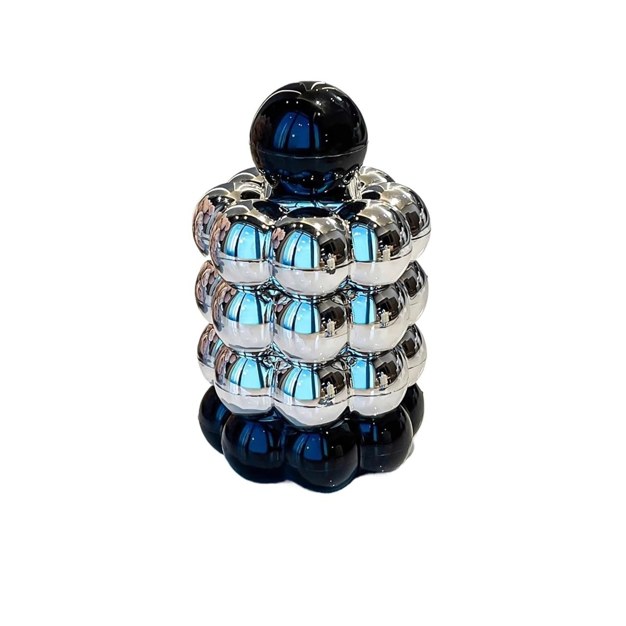 Tianshengqi Black Silver Cotton Candy Toothpick Box, Home Personalized Creativity(Black Silver)