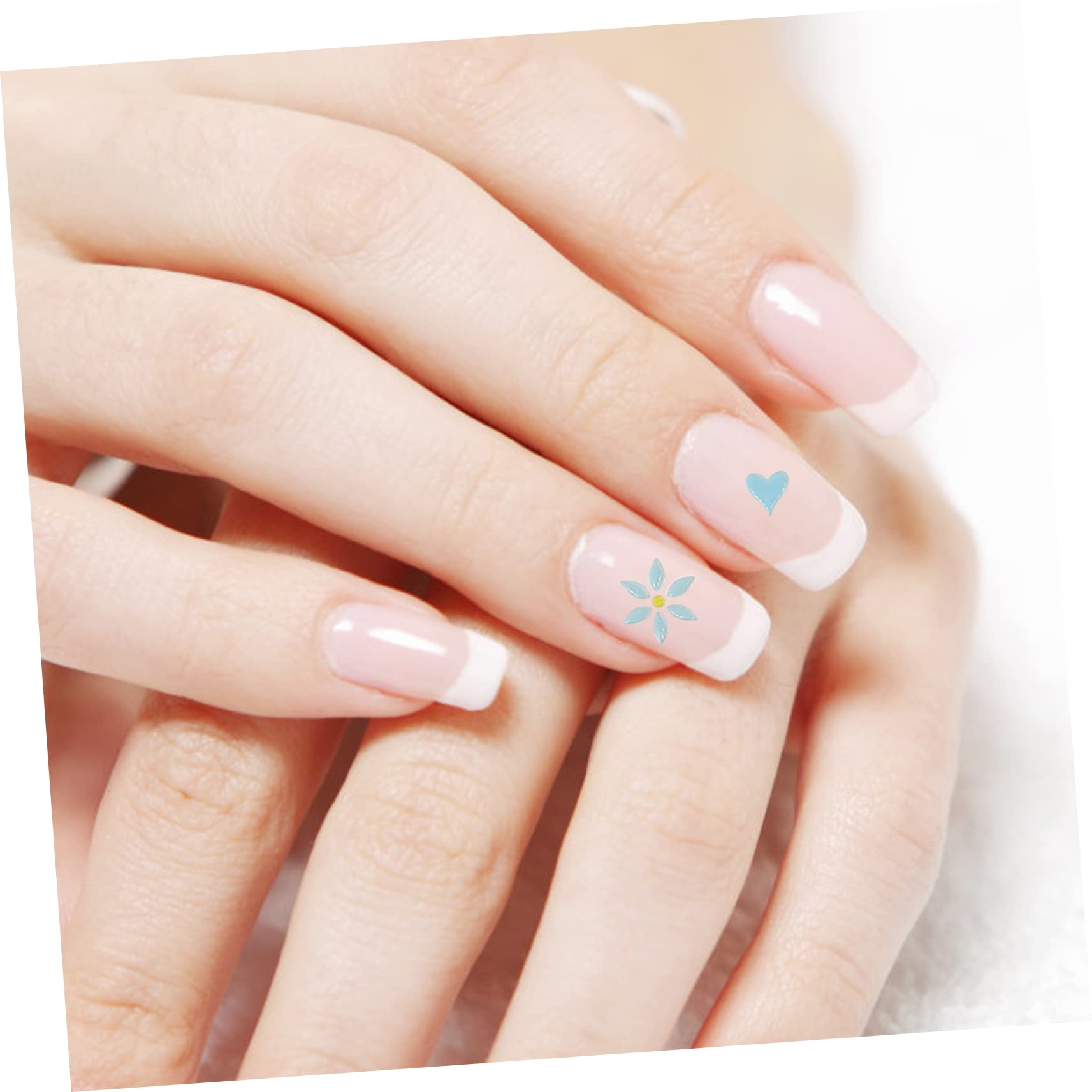 SHERCHPRY 5 Set Adesivi Per Unghie Con Floreali Decorazioni Per Nail Art Adesivi Per Manicure Per Feste E Speciali 3 Pezzi*5
