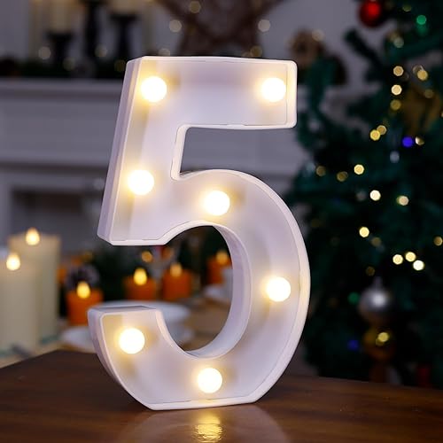 Miniatura 30 de Letrero LED de marquesina, letras iluminadas del alfabeto, letras LED que funcionan con pilas, para luz nocturna, bodas, cumpleaños, fiestas,