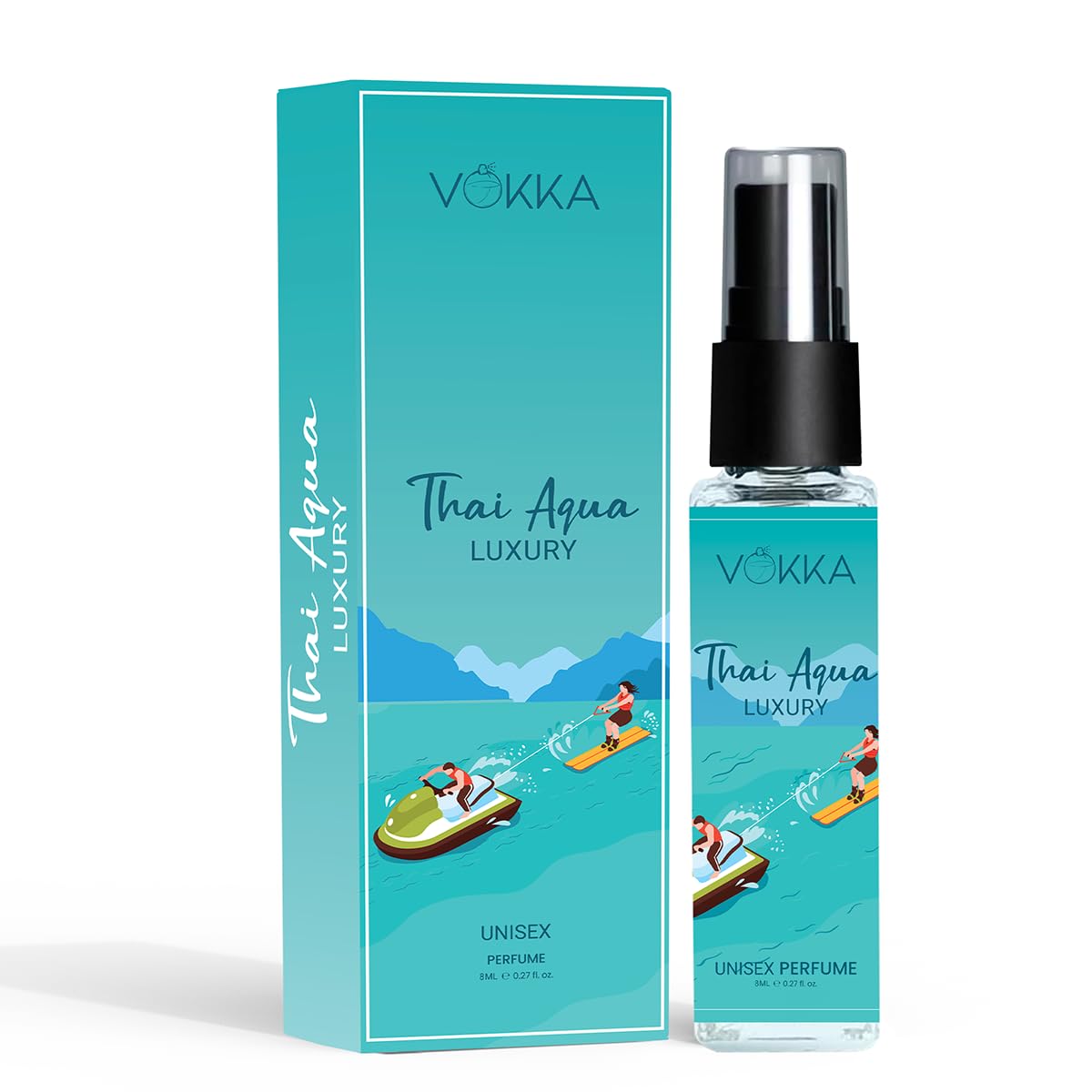 Vokka Thai Aqua 8 ml | Unisex Luxury Long Lasting Perfume For Men And Women | Fresh Scent Eau De Parfum | EDP Fragrance for Gift | Notes: Aqua Sandalwood Patchouli-image-21