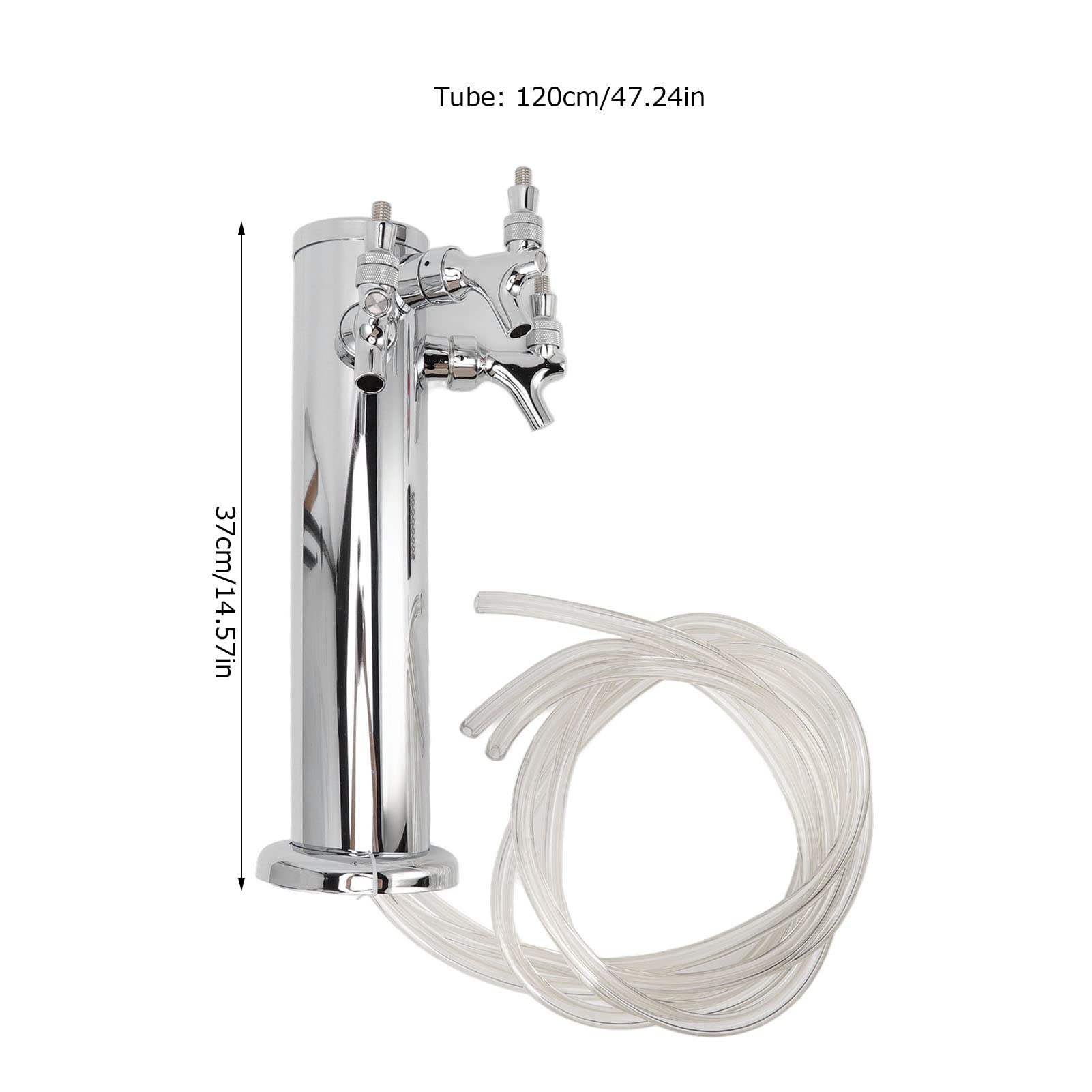 Amazon | ドラフトビールケゲレータータワー 3タップステンレス