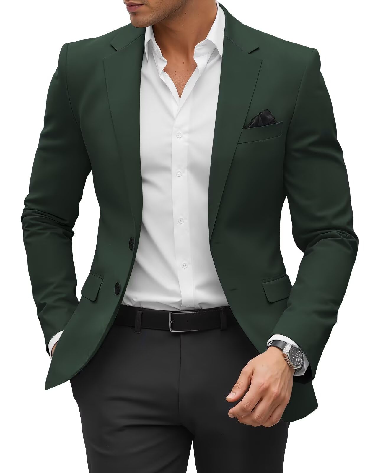 SHUZHXLZANGY Mens Blazers and Sport Coats Slim Fit Jackets for Men Casual Blazer Suit Formal Business