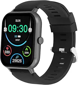 SmartWatch, relogio smartwatch feminino com 1.83" Ecrã tátil, à prova d'água IP68, Recebimento de Notificações, relogio smartwatch masculino com 100+ Modos Esportivos Faz e Recebe Ligações (preto)