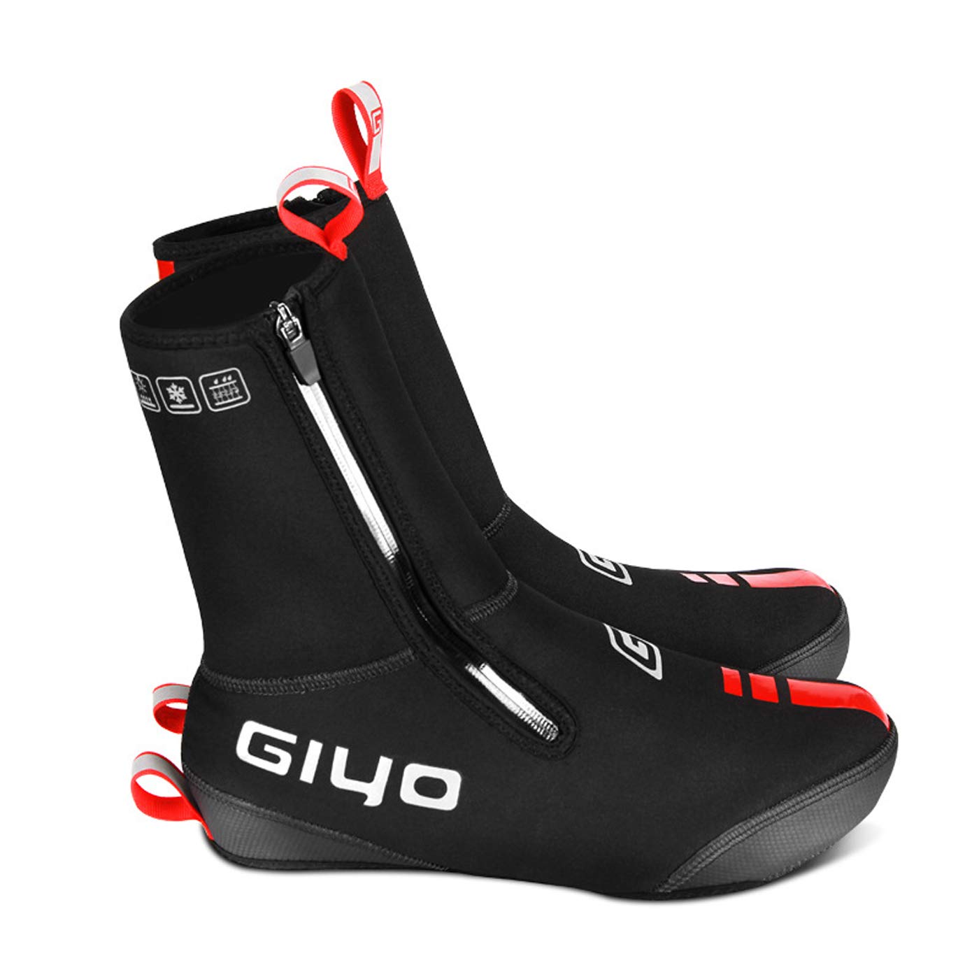 PLATTBK Couvre Chaussures de Cyclisme,Chaussure Couvre de Hiver étanches Coupe Vent,Vélo Protege Chaussure pour Hommes Femmes