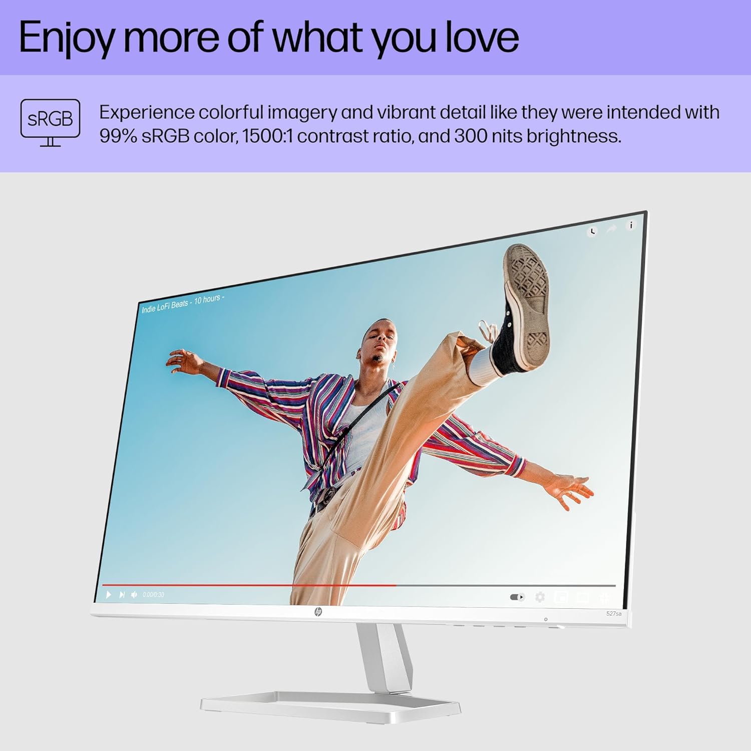 Amazon.com: HP 27 Monitor with Dual 2W Speakers (Replaces M27fwa