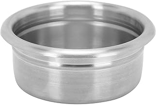 Stainless Steel Coffee Filter Double Cup Coffee 58mm Filter Basket Espresso Basket Compatible With 58mm Portafilter, Reusable Espresso Filter Portafilter Basket Coffee Filter Replacement