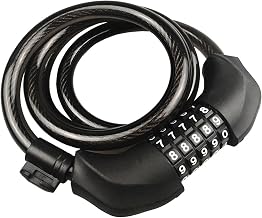 Bike Cable Lock, Heavy Duty Cable Anti Theft Metal 5-Digits Code Combination Chain Lock for Motorcycle, Bike, Fence, Grill Anti-Theft Lock