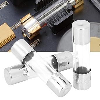 Fast Fuse, 100Pcs Practical Easy To Use Glass Fuse 5x20mm for Industry for Home(5A)