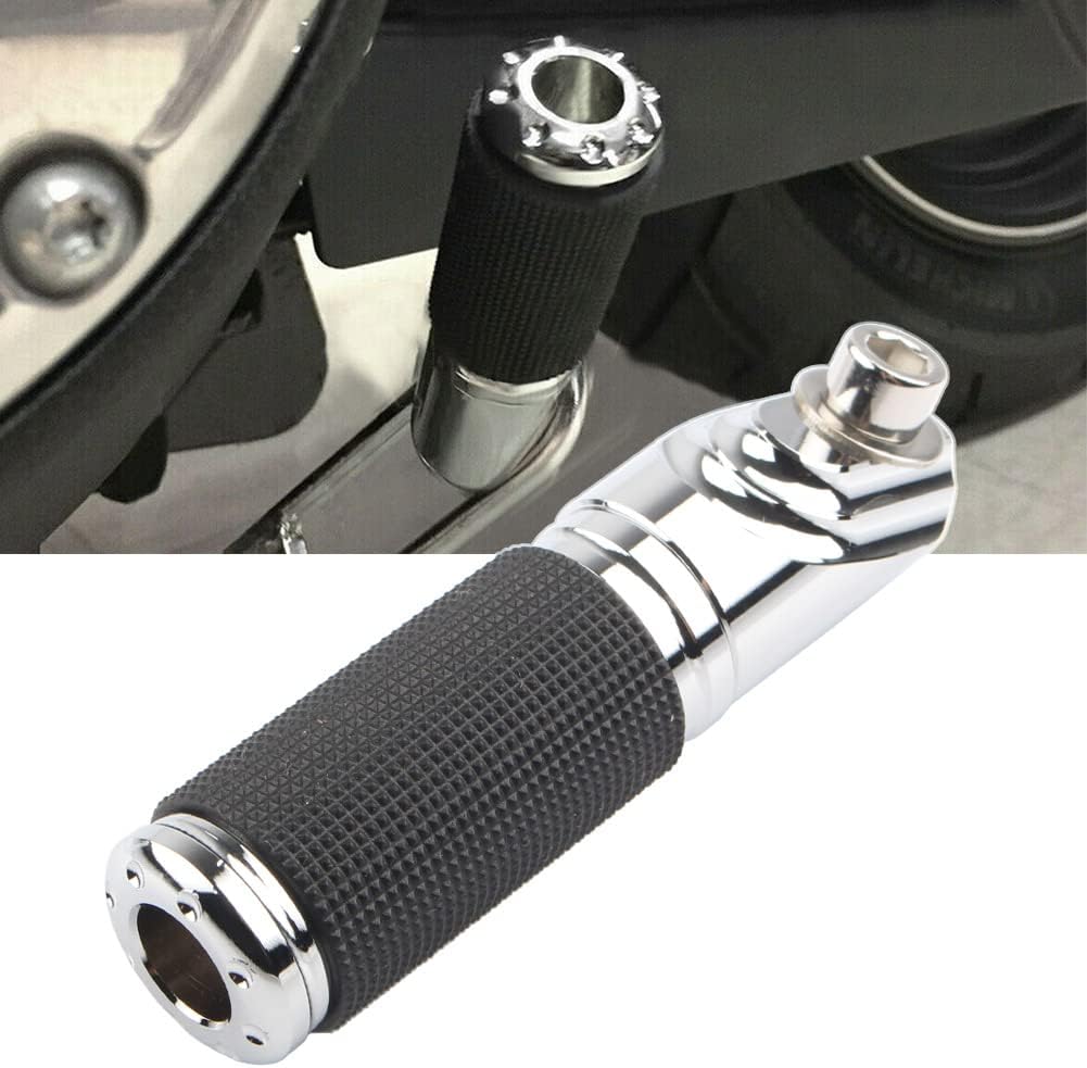 Chrome Jiffy Stand Kickstand Extension for Harley Dyna Wide Glide Fat Bob 91-17