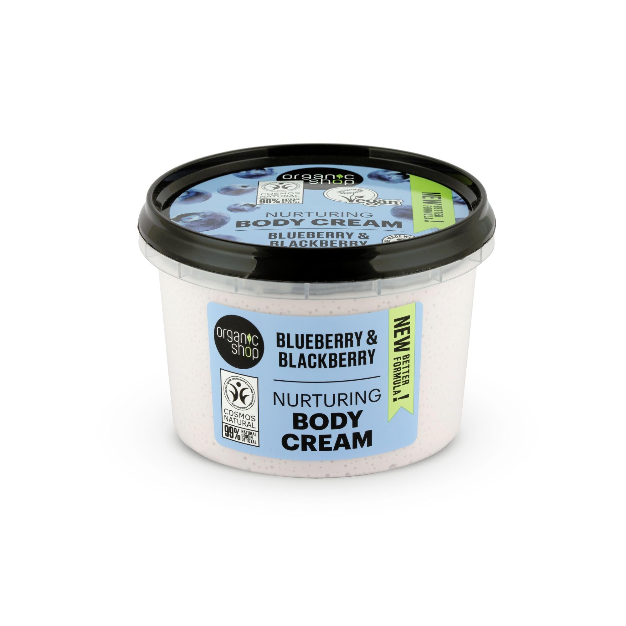 Organic Shop Nurturing Body Cream Blueberry and Blackberry (250ml)