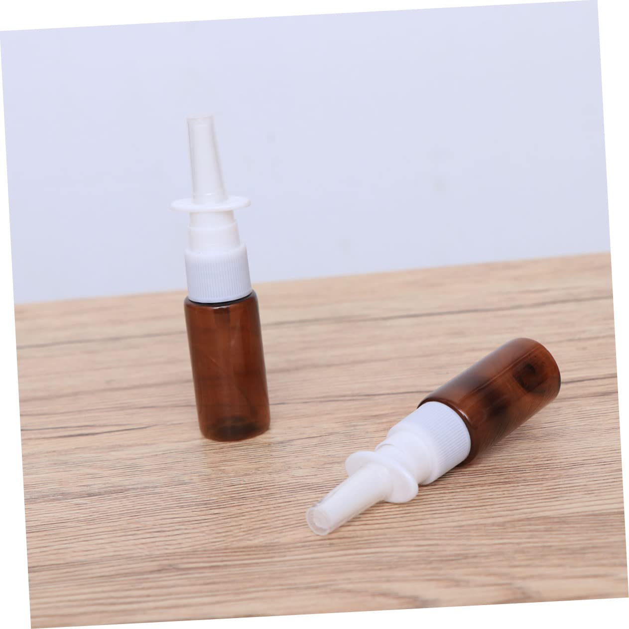 FOMIYES 100piezas Botellas De Spray Portátiles De Paquete De Botellas Rellenables De Bruma Fina Para Uso Médico y Viajes Transparente Tapa Protectora