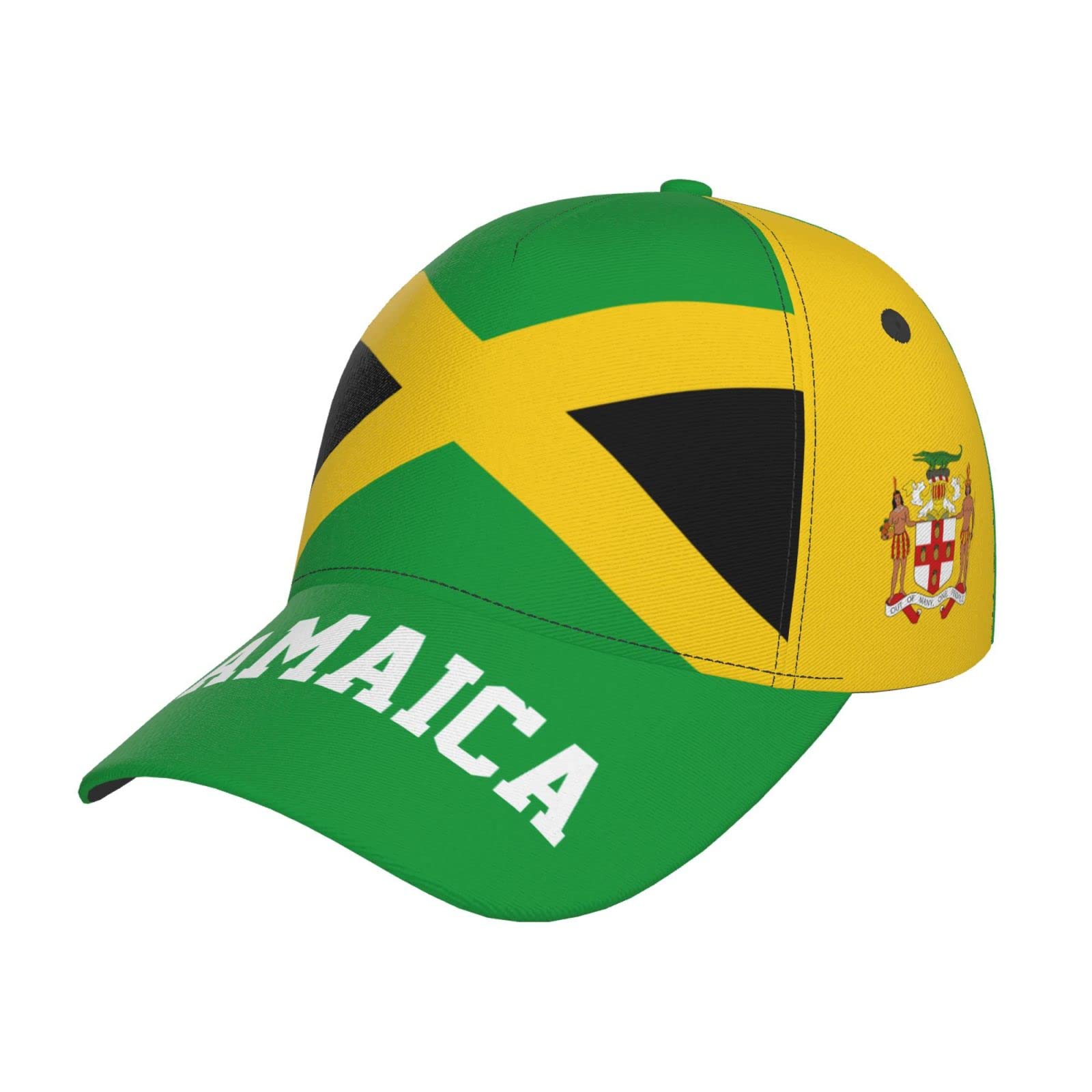 PELNYC Jamaica Flag Jamaicans Baseball Cap Patriotic Hat Adjustable Adult Unisex Hats