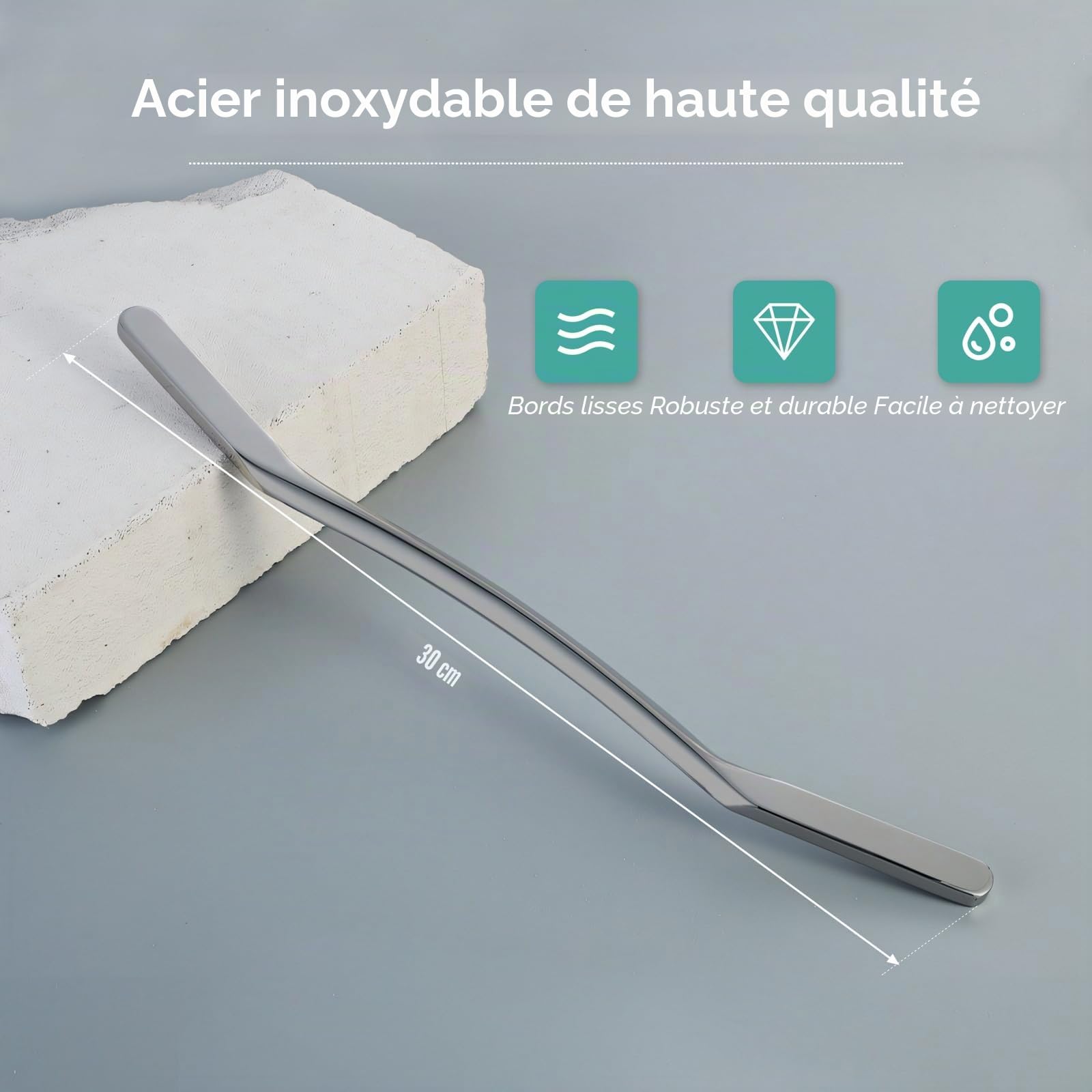 Gua Sha Grattoir en acier inoxydable pour muscles, fascia, outil IASTM pour détendre les tissus mous, améliorer les nœuds des fascias