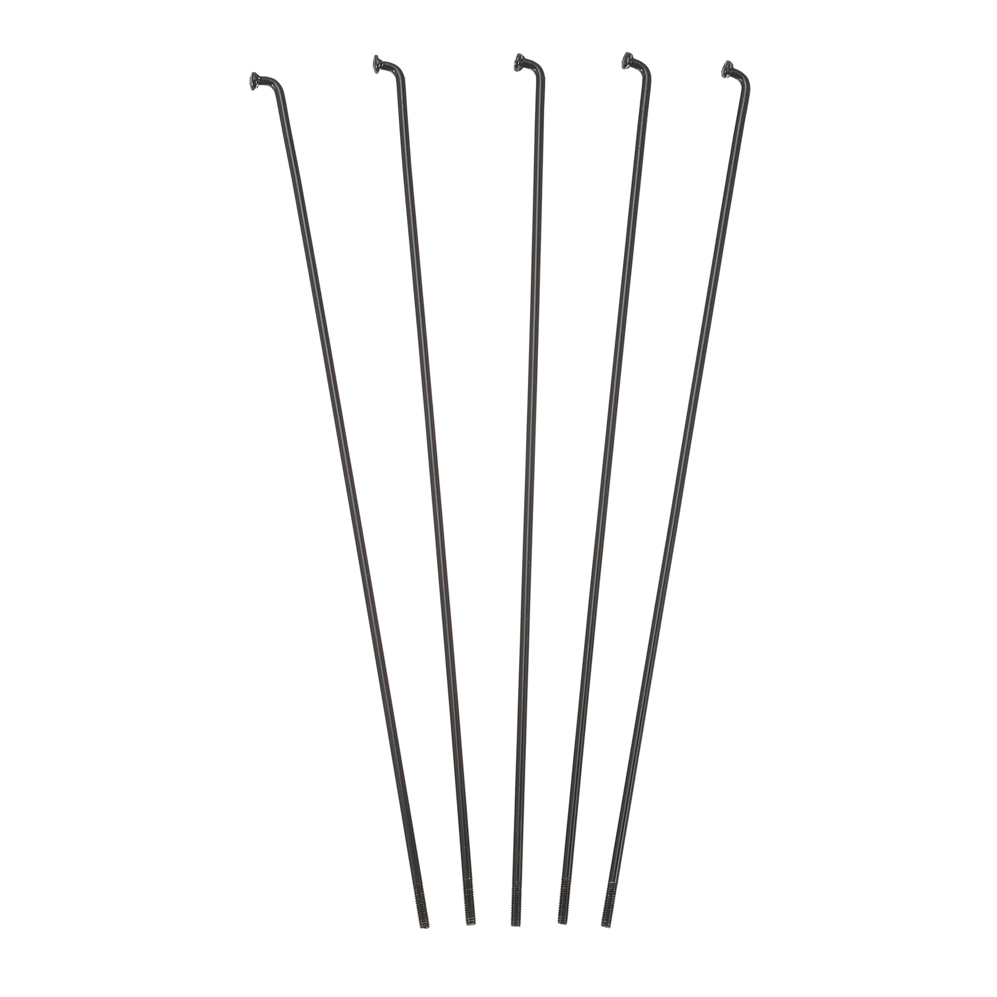 QUARKZMAN 40 sztuk 14G J krzywa 170 mm szprychy ze sutkami do roweru, czarne