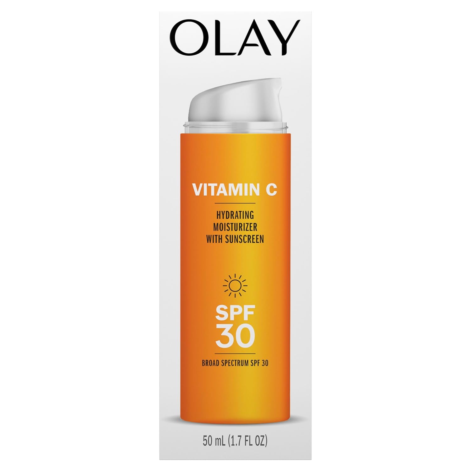 Olay Vitamin C Hydrating moisturizer with sunscreen, SPF 30, 1.7 Oz Olay Vitamin C Hydrating moisturizer with sunscreen, SPF 30, 1.7 Oz
