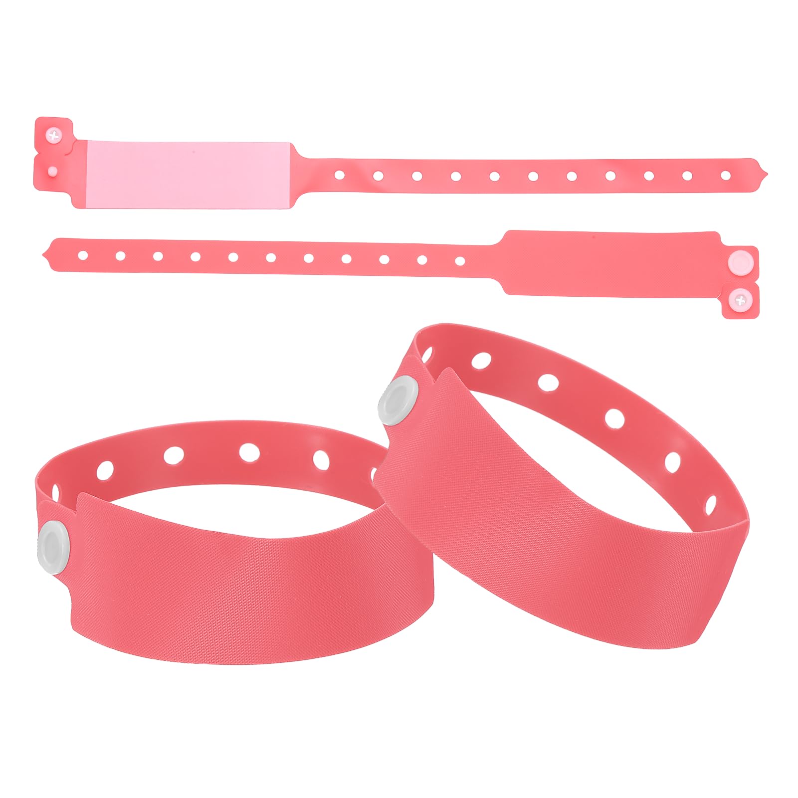 PATIKIL 20 Pcs ID Wristbands, Adjustable Identification Wristband Secure Identification Bands Bracelet for Events Parks Field Trips Airport Travel, Glitter
