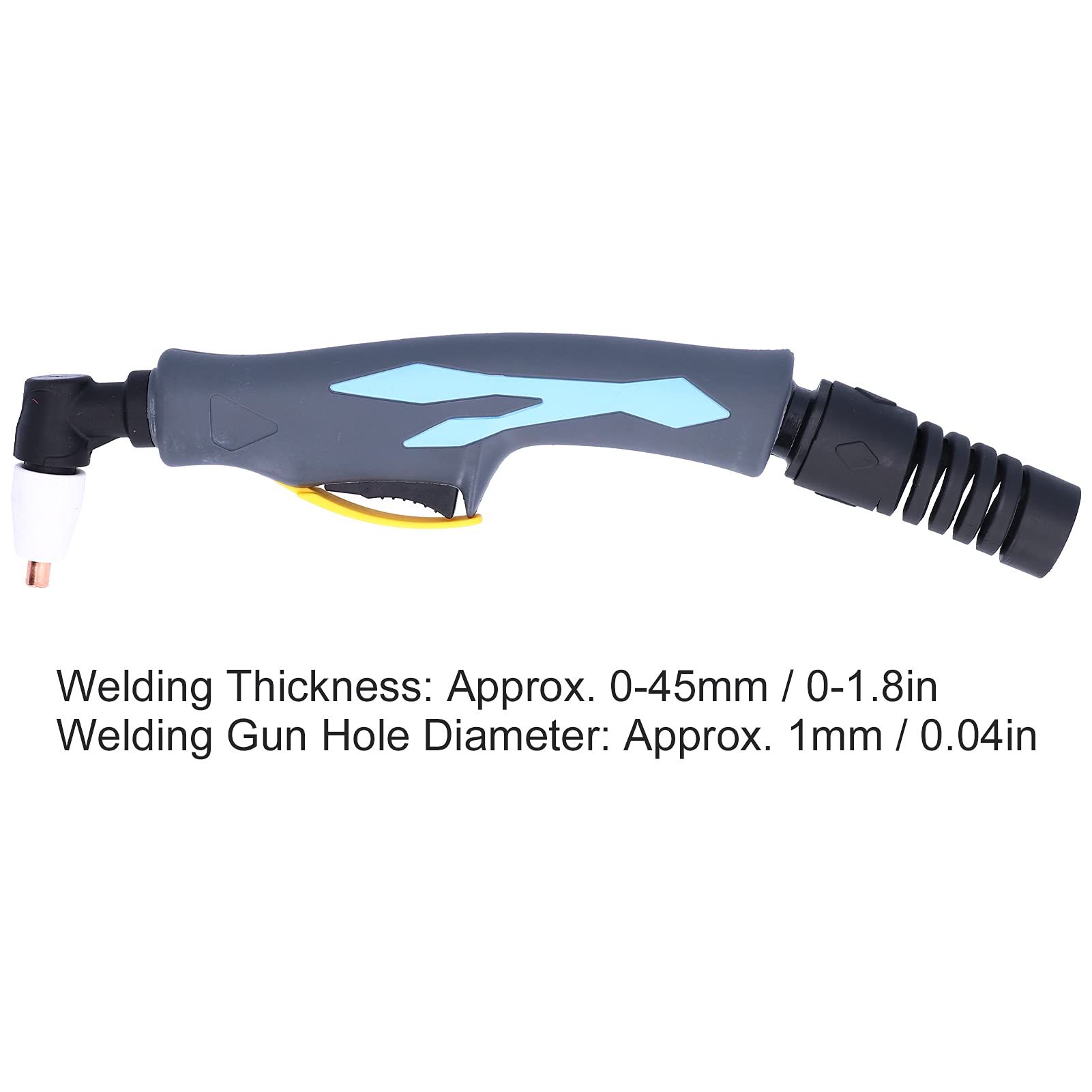 PT31 Welding Gun Torch, Handheld Plasma Cutter Torch Head Body, Torch Head with Guard Switch for Welding Operations