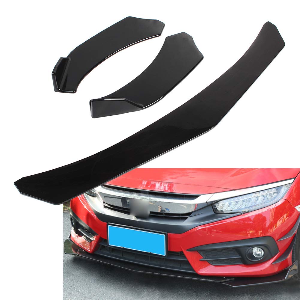 Amazon | Three T 車用 スポイラースポイラー フロントリップパー  