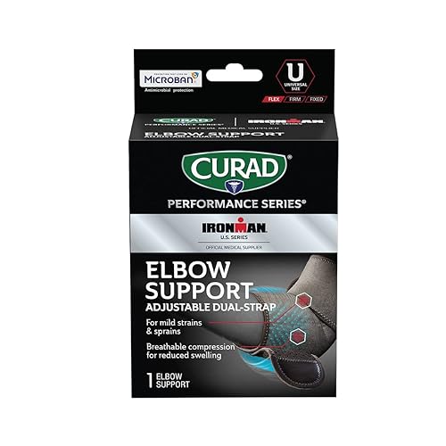 CURAD Performance Series IRONMAN - Coderas ajustables, universales, paquete de 4