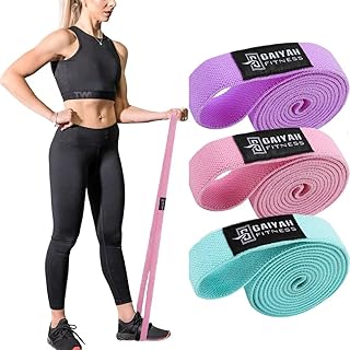 GAIYAH FITNESS Fabric Long Resistance Bands Pull Up Assist - Fitness Bands for Working Out Exercise Bands Resistance Bands Set Pull Up Resistance Bands for Exercise Workout Bands Resistance Band Set