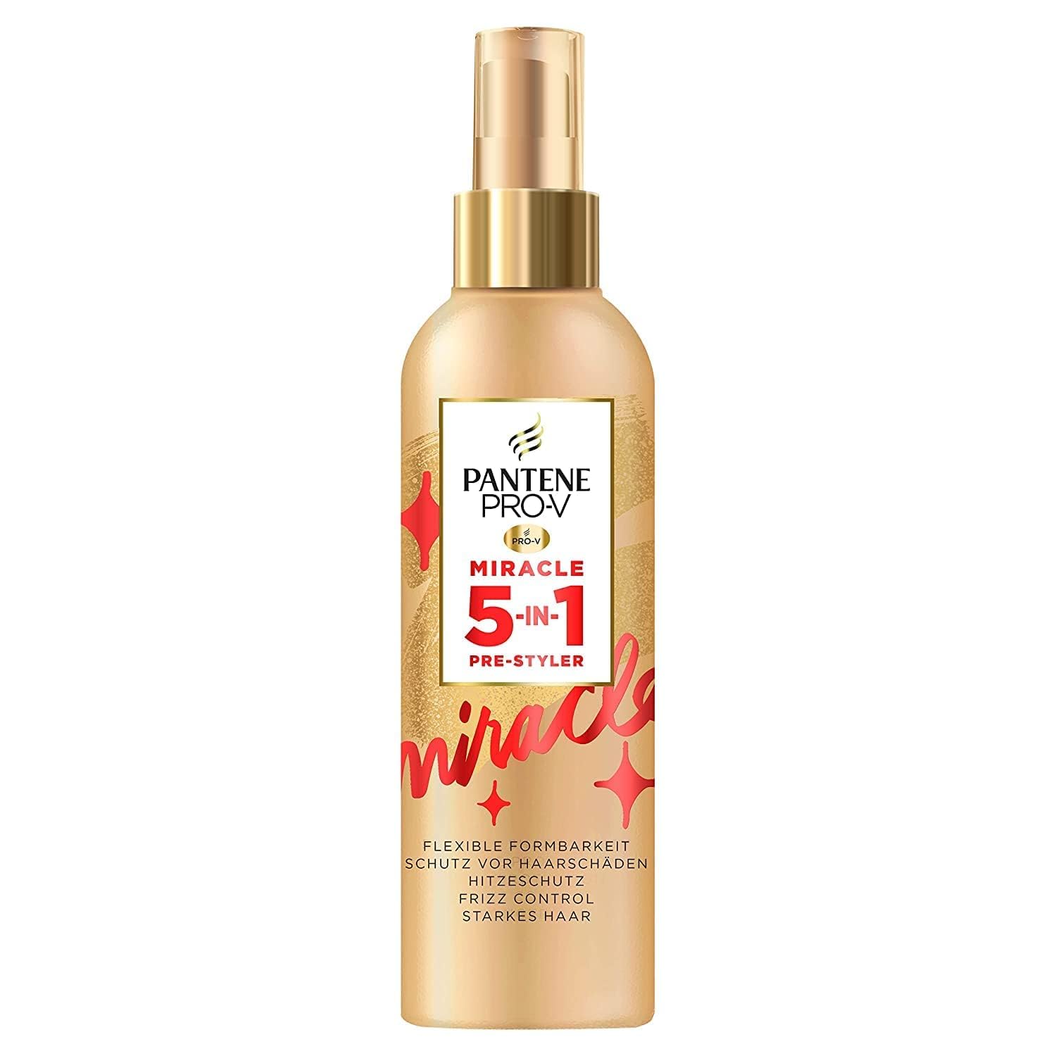 PantenePro-V Miracle 5-in-1 Pre-Styler Leave-In Spray (200 ml), Heat Protection for Hair, Flexible Ductility, Anti Frizz, Hair Care