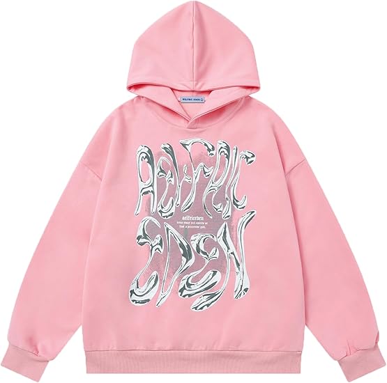 Aelfric Eden Womens Hoodies Oversized Graphic Hoodies Unisex Y2k Heavyweight Hoodie Pullover Trendy